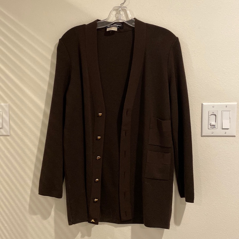 Salvatore Ferragamo Women’s Cardigan - small brown